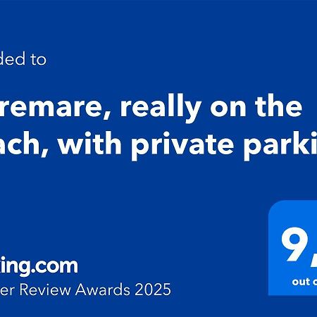 Maremare, Really On The Beach, With Private Parking Savona Exterior foto